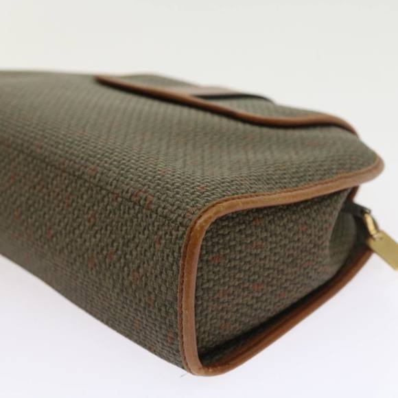 SAINT LAURENT Clutch Bag PVC Leather Brown Auth ar10315 - Picture 15 of 16